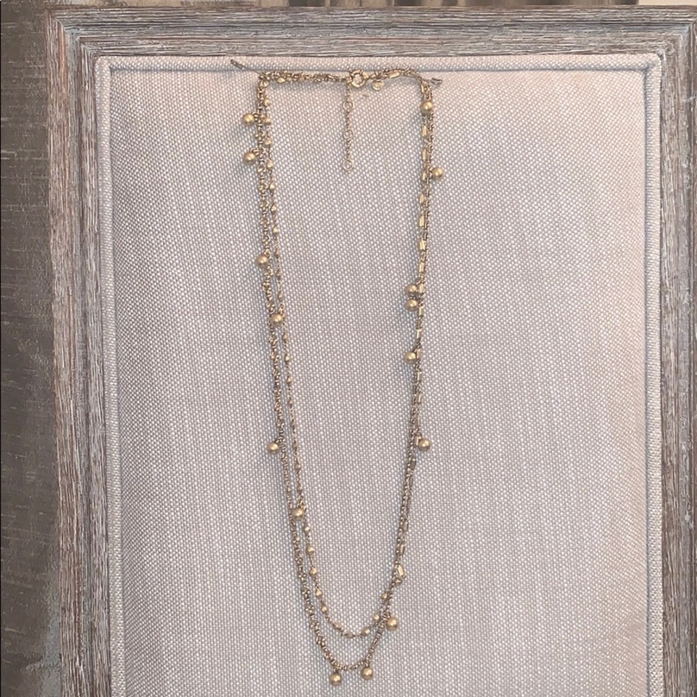J Crew layered necklace